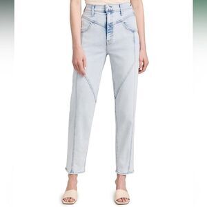 NWT MOTHER Women's High Waisted Pointy Study‎ Nerdy Scatch Jeans size 30